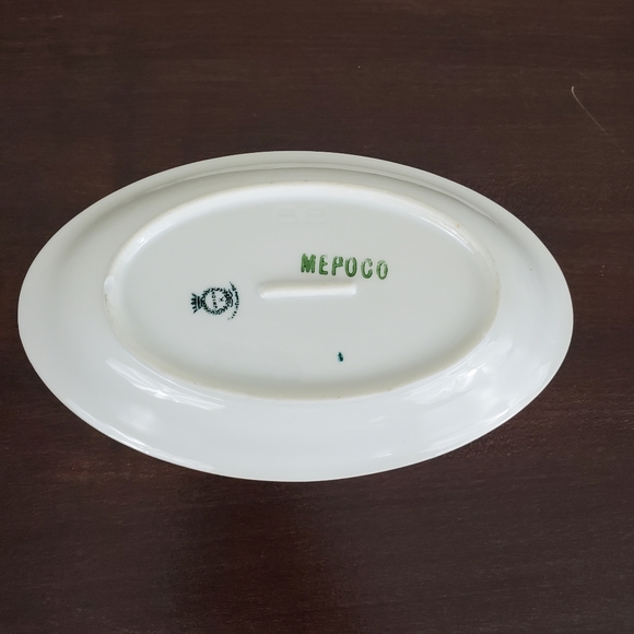 Vintage Union K Mepoco Trinket Floral Dish - Picture 6 of 8